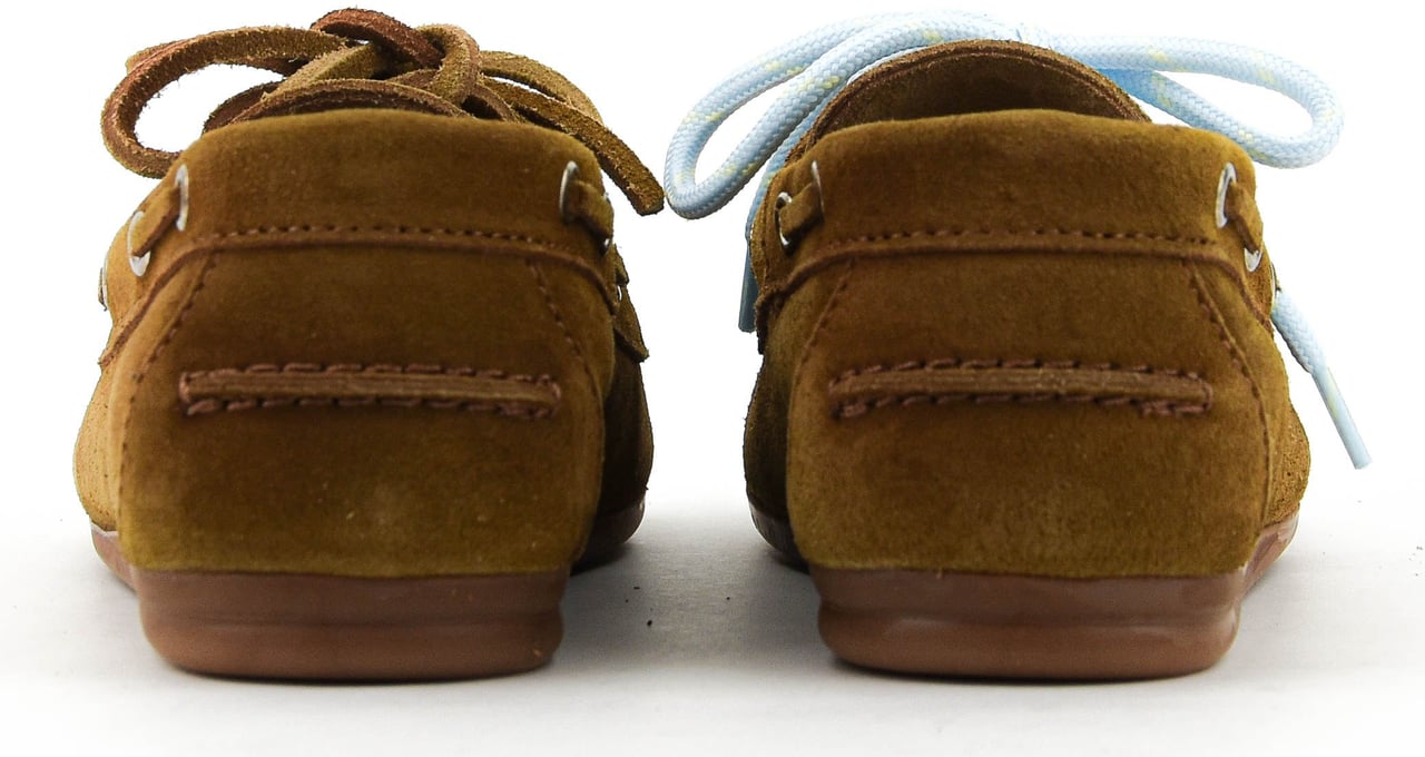 Posa Boat Loafer Camel Suede Beige