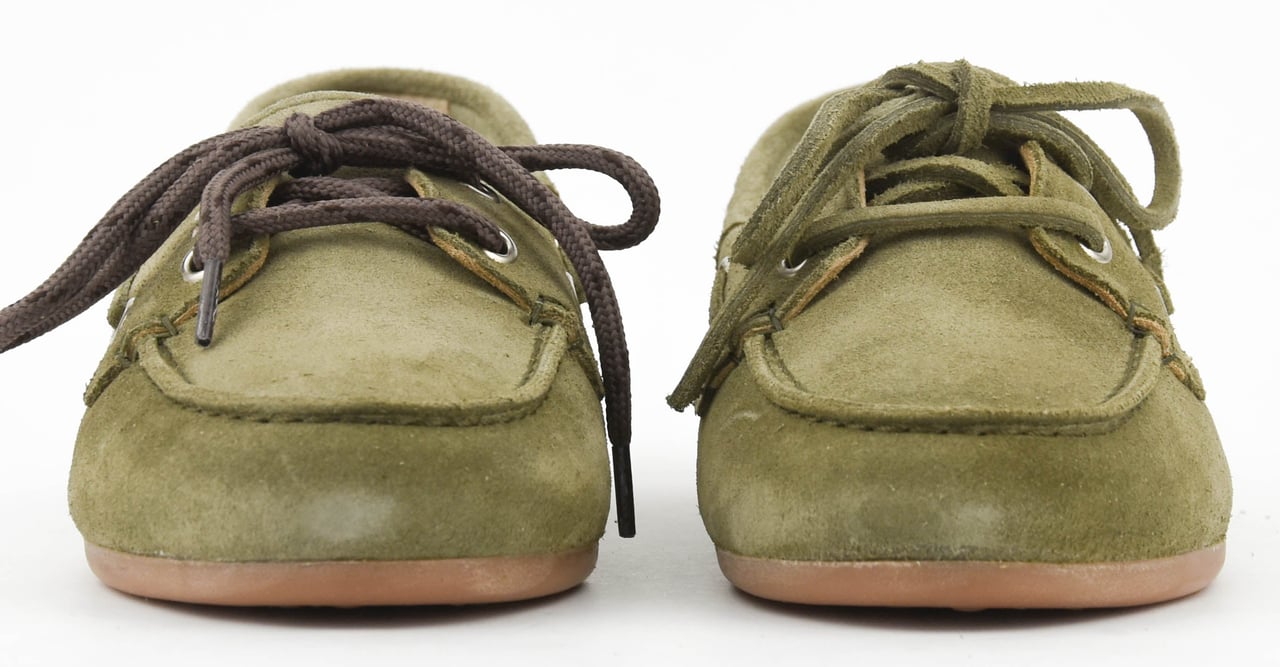 Posa Boat Loafer Khaki Groen