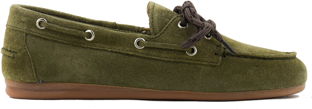 Posa Boat Loafer Khaki Groen