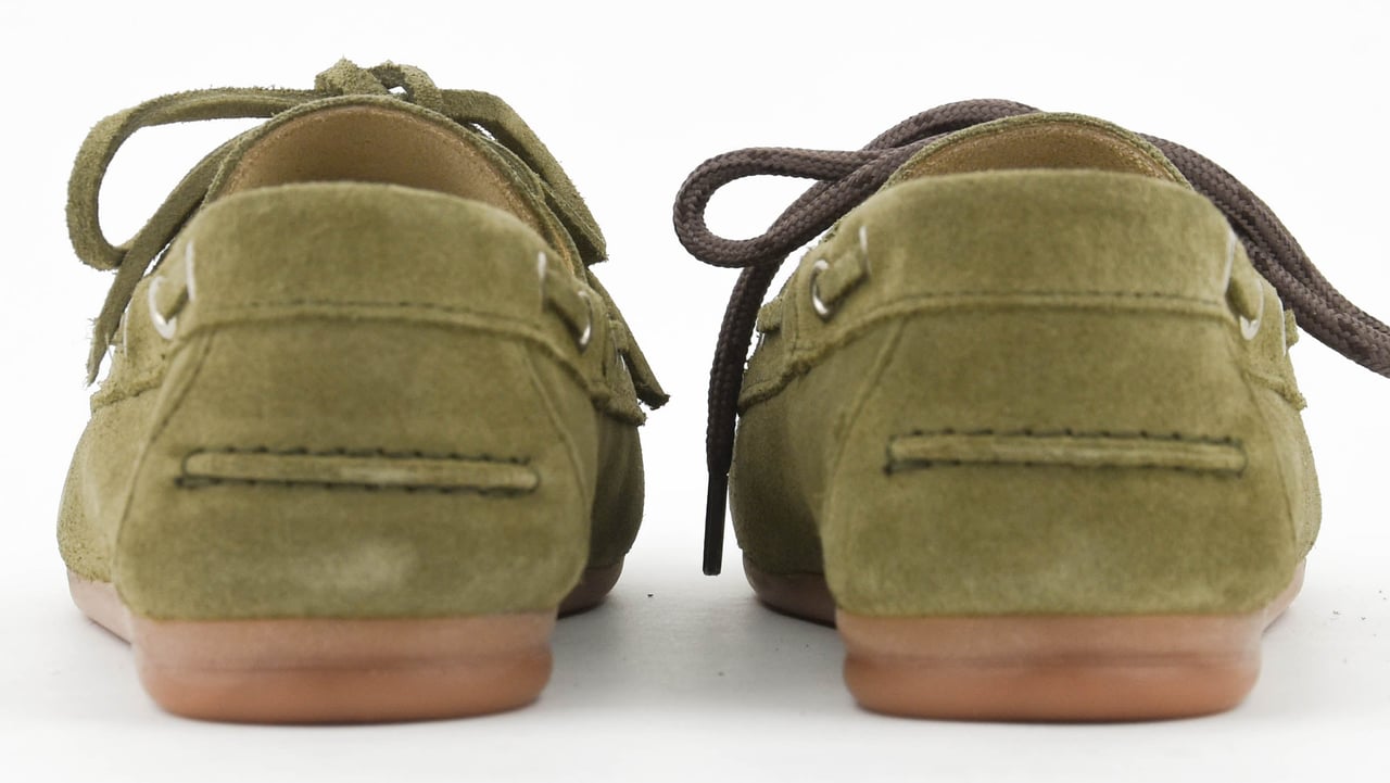Posa Boat Loafer Khaki Groen