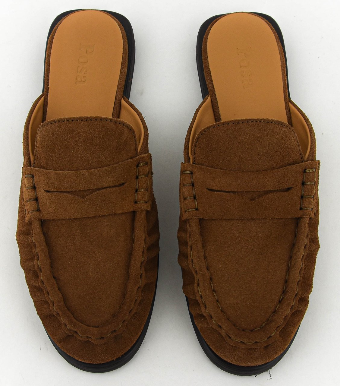 Posa Penny Mule Cognac Divers