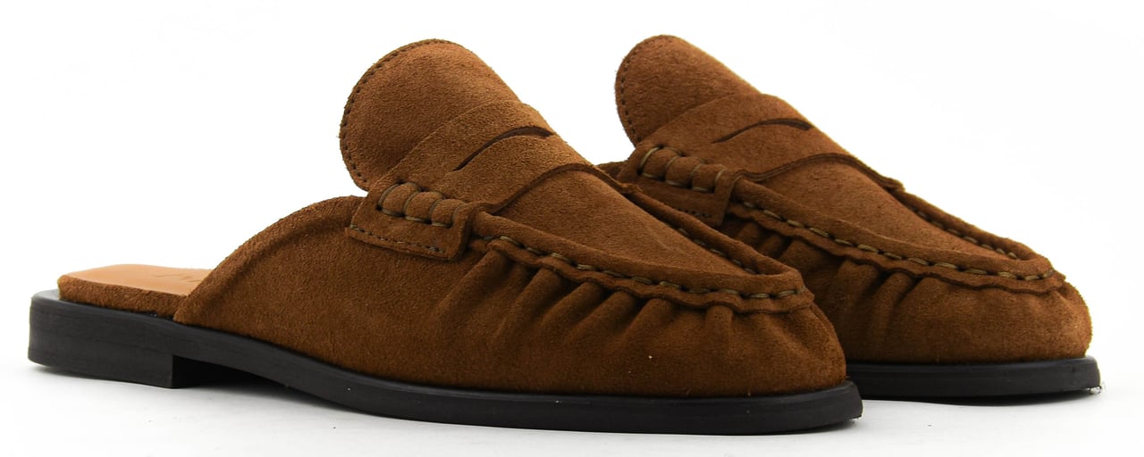 Posa Penny Mule Cognac Divers