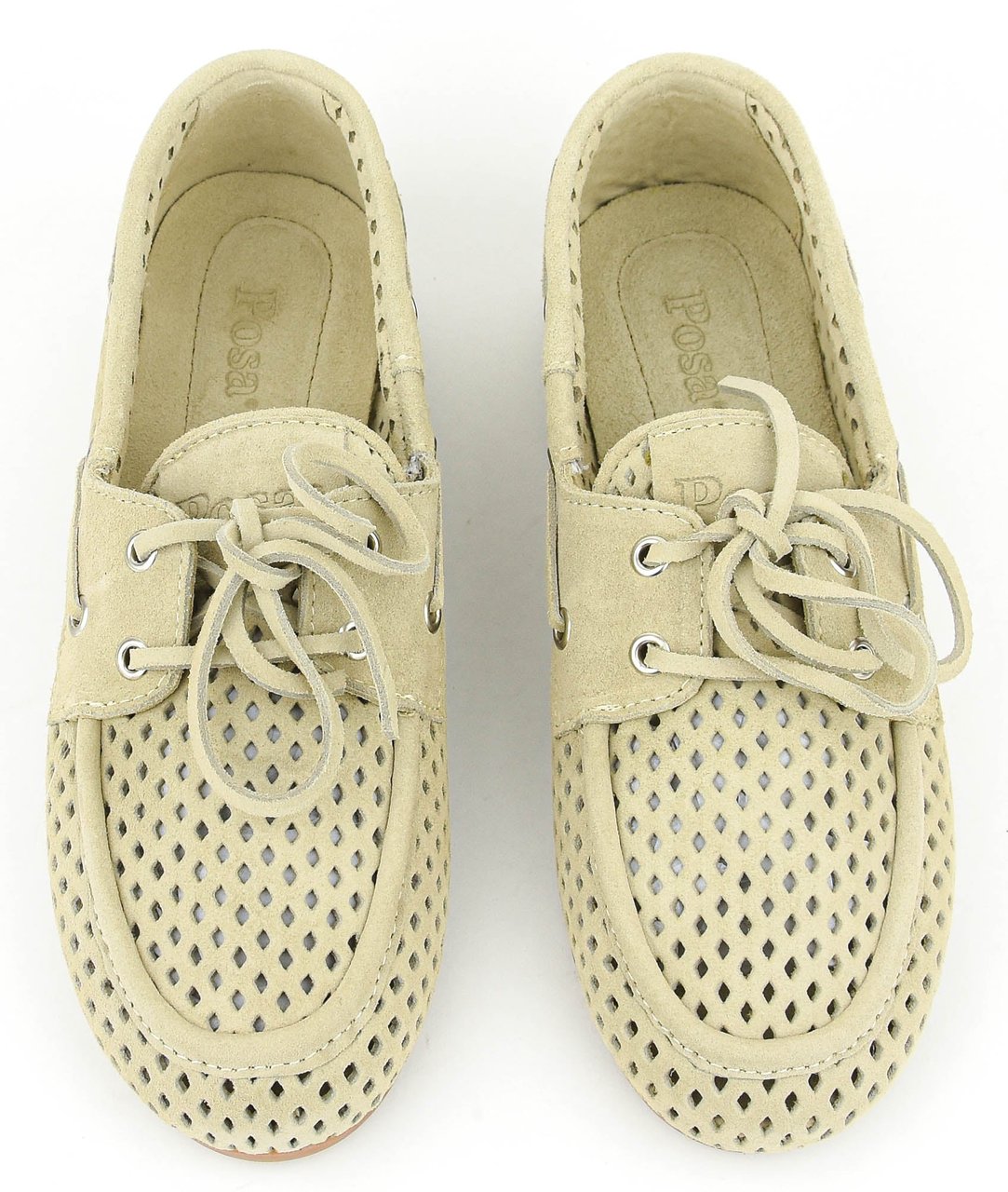 Posa Boat Loafer Light Taupe Beige