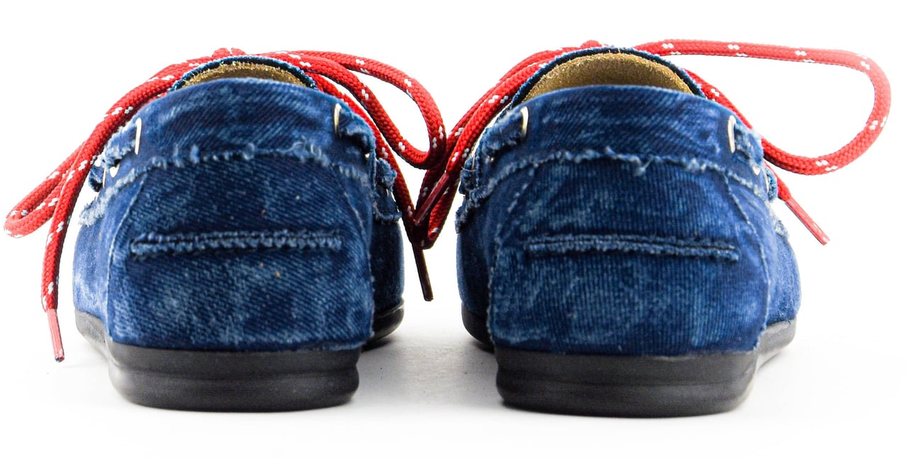Posa Boat Loafer Jeans Dark Blauw