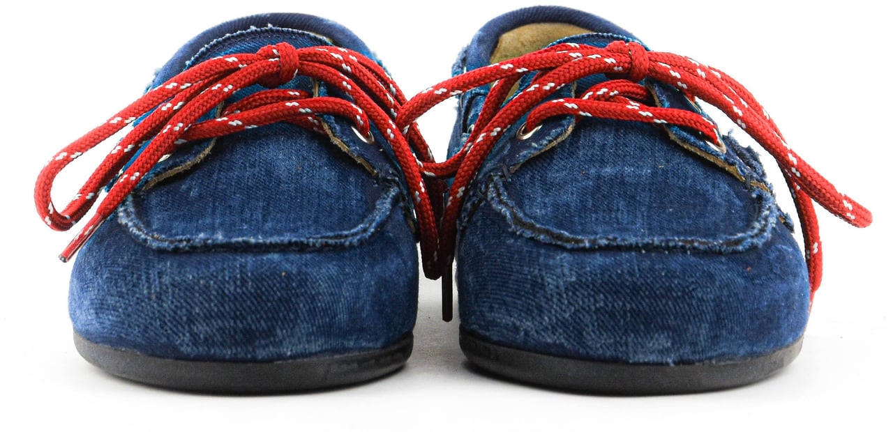 Posa Boat Loafer Jeans Dark Blauw