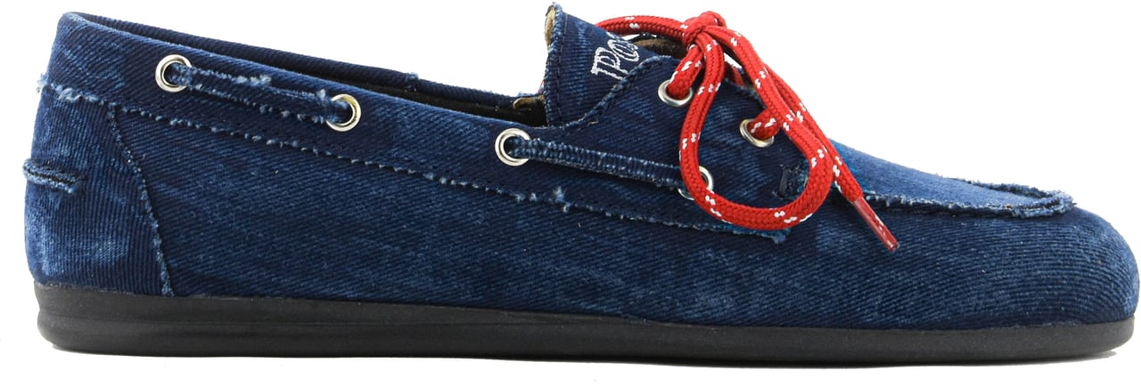Posa Boat Loafer Jeans Dark Blauw