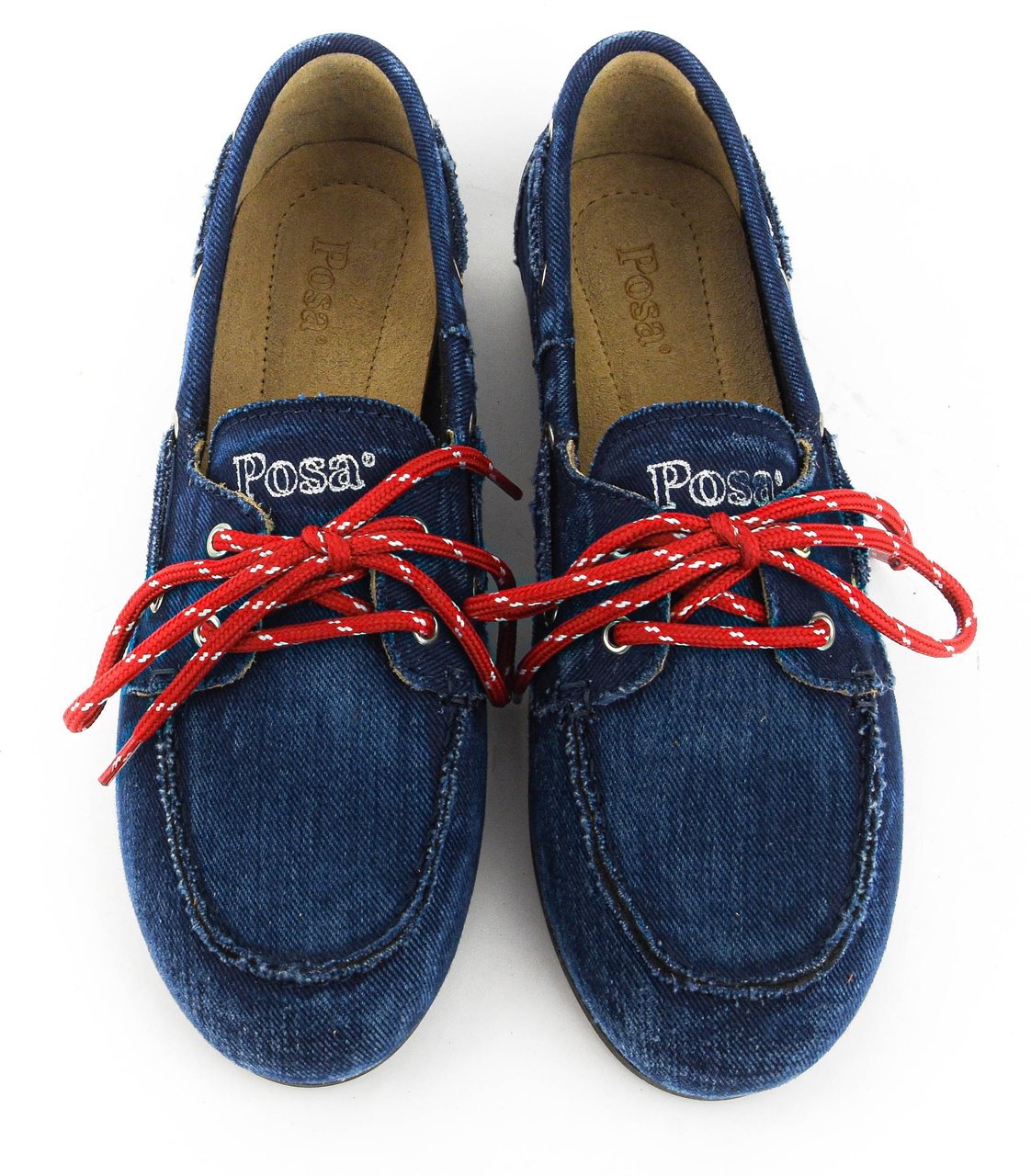 Posa Boat Loafer Jeans Dark Blauw