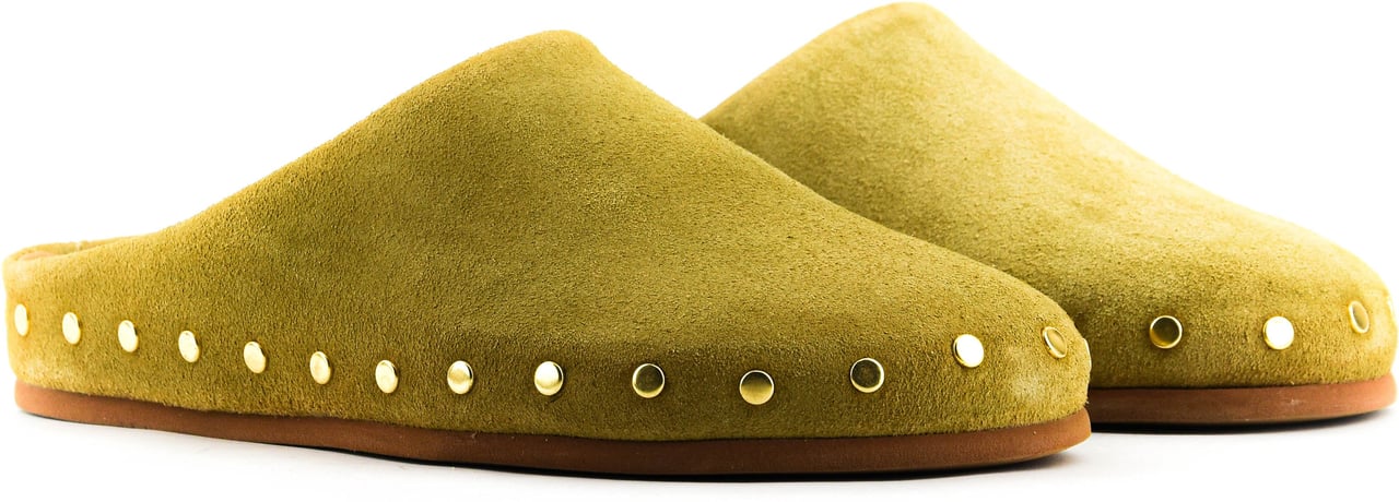 Posa Studded Mule Tan Bruin