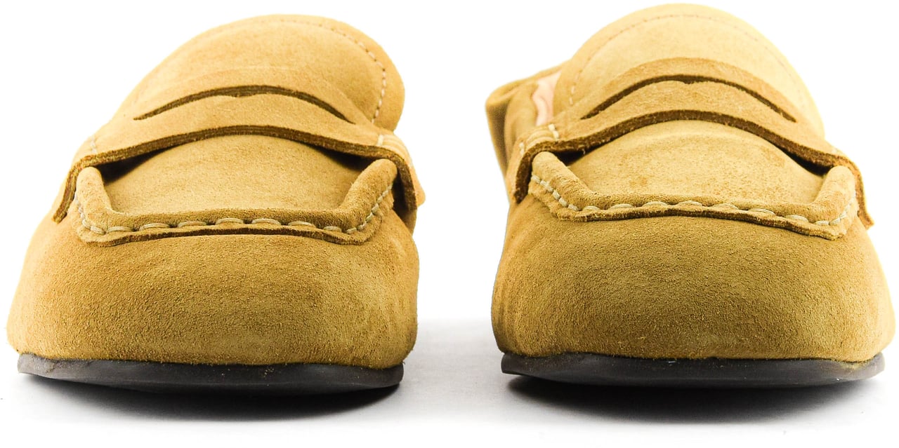 Posa Penny Loafer Square Light Camel Beige