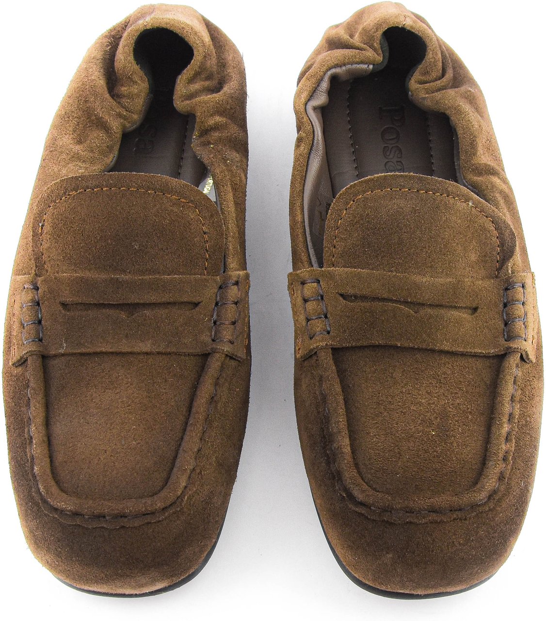 Posa Penny Loafer Square Dark Brown Bruin