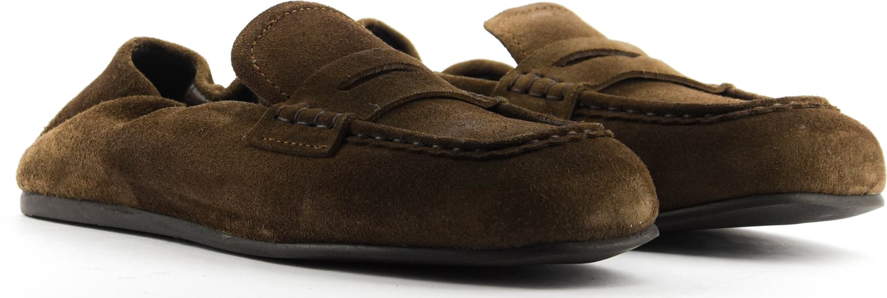 Posa Penny Loafer Square Dark Brown Bruin