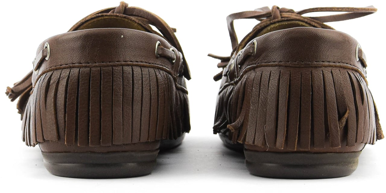 Posa Boat Loafer Native Tassel Brown Bruin