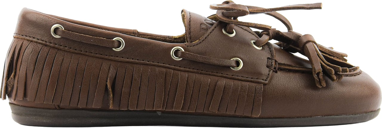 Posa Boat Loafer Native Tassel Brown Bruin