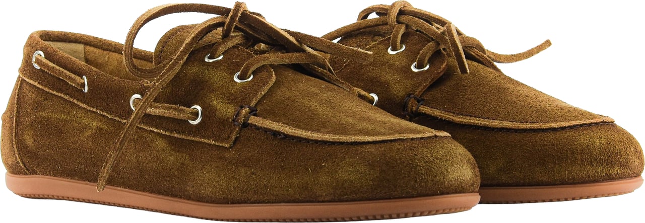 Posa Boat Loafer Milano Dark Brown Bruin