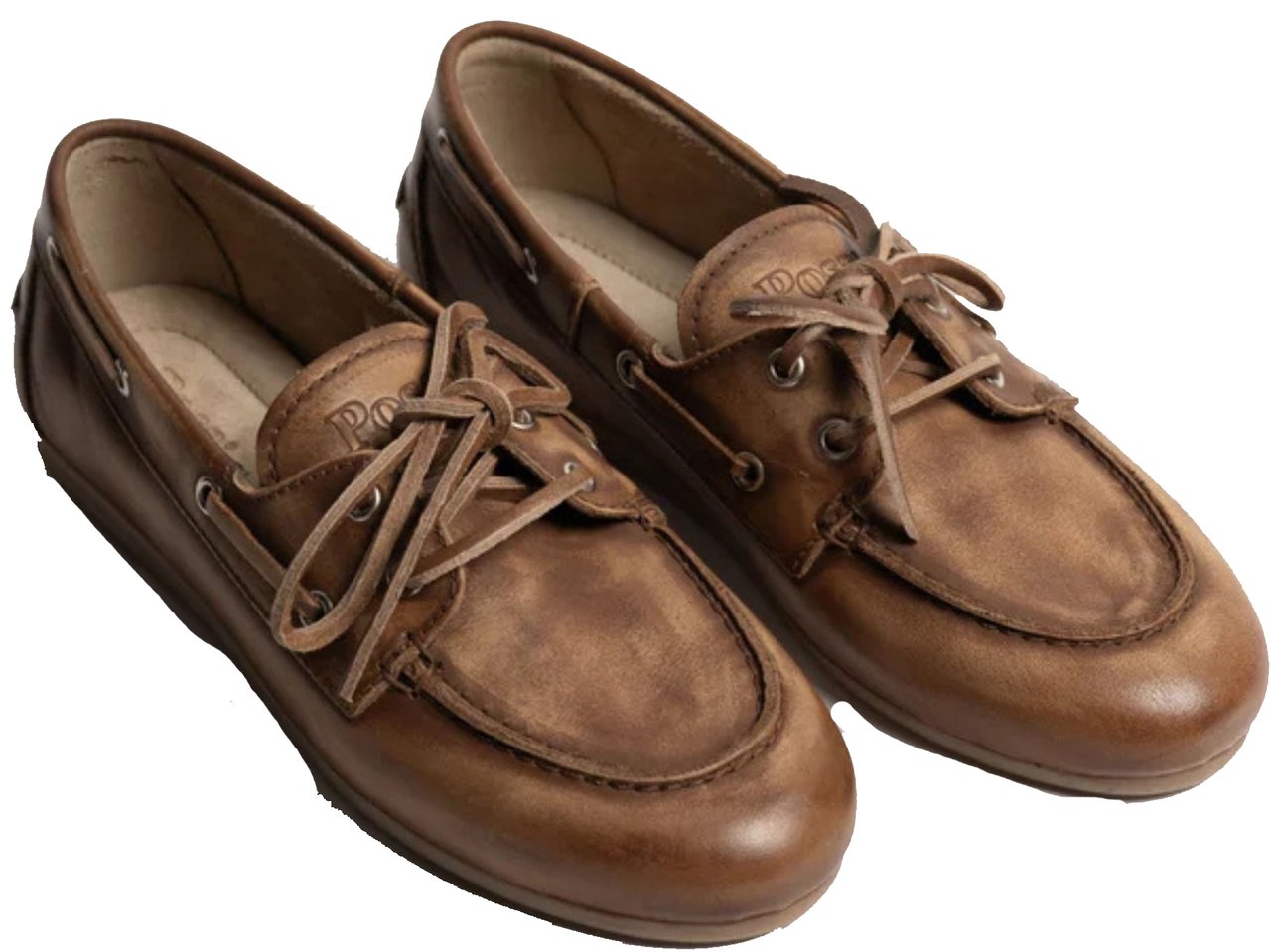 Posa Posa  Loafers Bruin Boat Loafer Brushed Bruin