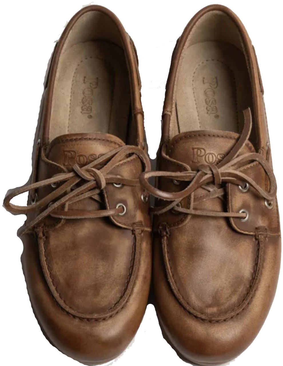 Posa Posa  Loafers Bruin Boat Loafer Brushed Bruin