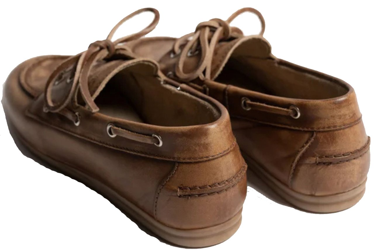 Posa Posa  Loafers Bruin Boat Loafer Brushed Bruin