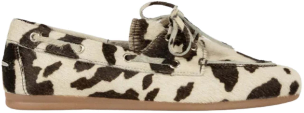 Posa Posa  Loafers Ecru Boat Loafer Wit