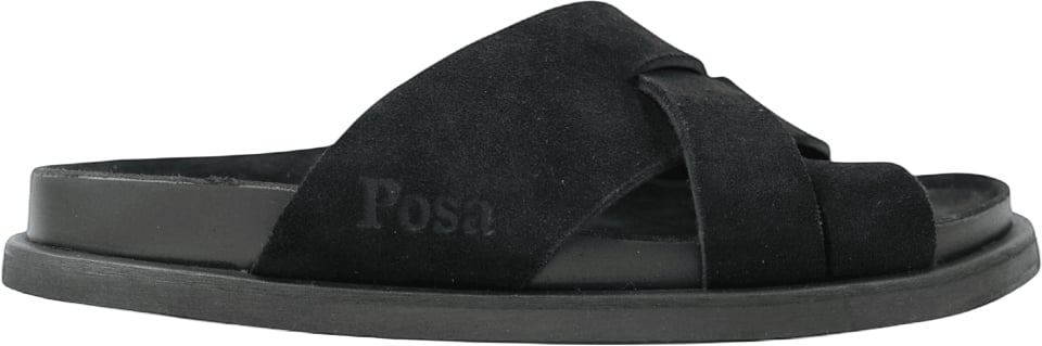 Posa Sea-Slide Misto Suède Zwart Zwart