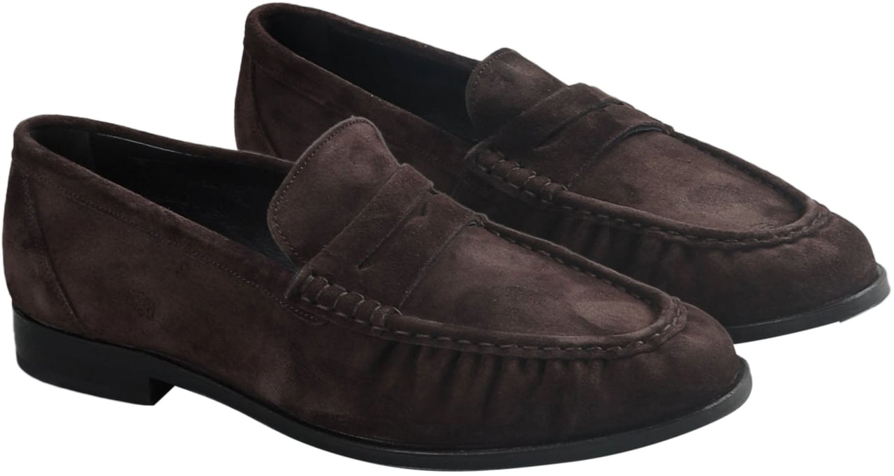 Posa Wrinkle Penny loafers Bruin