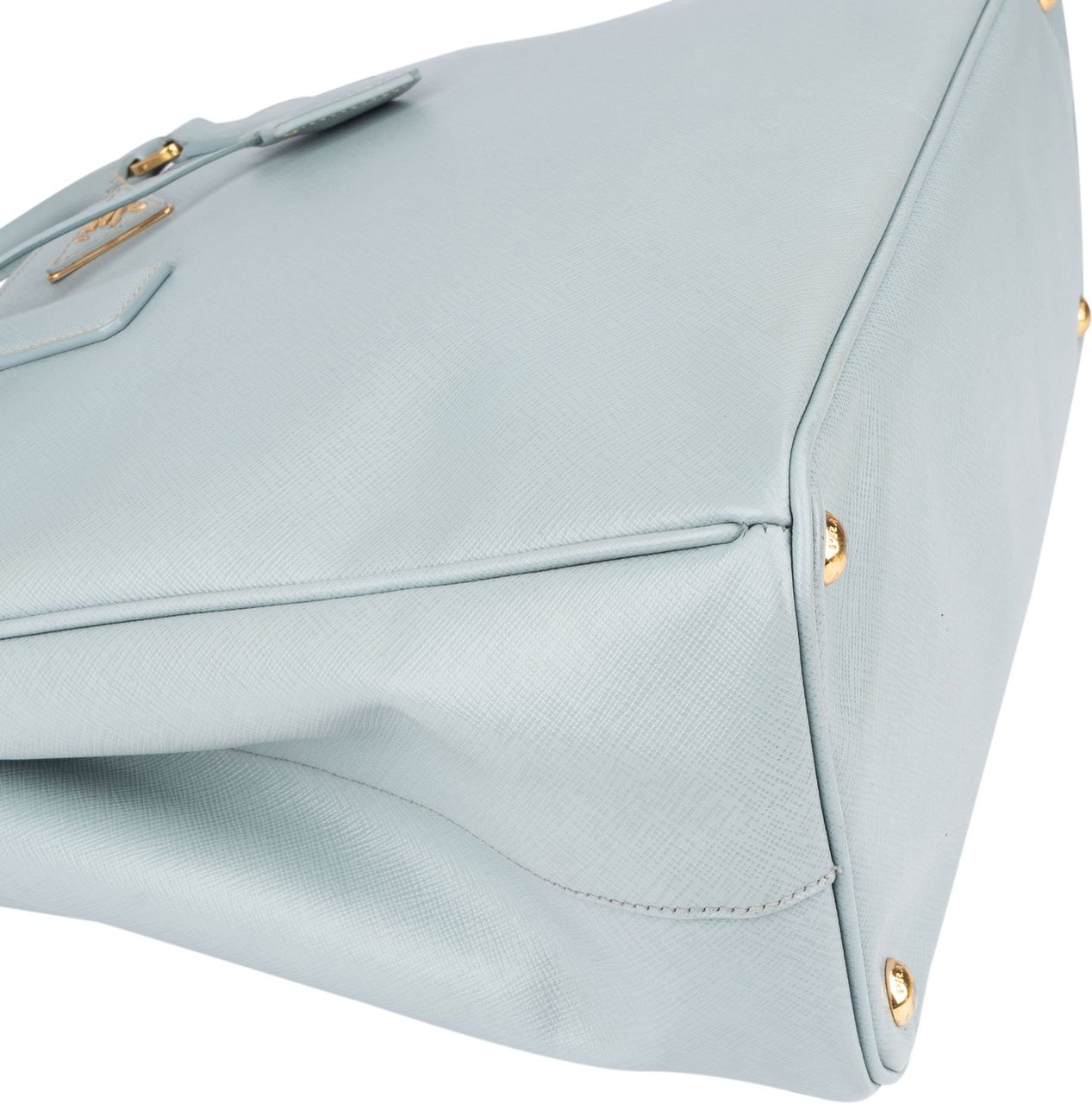 Prada Prada Saffiano Leather Lux Galleria Handbag Lichtblauw