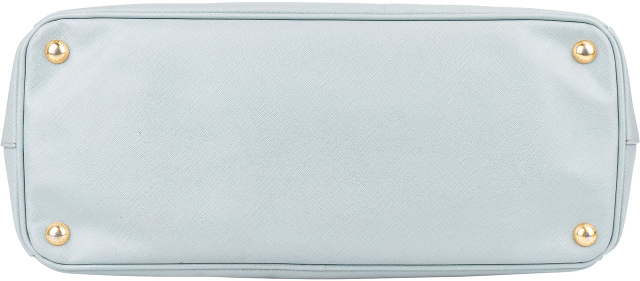 Prada Prada Saffiano Leather Lux Galleria Handbag Lichtblauw