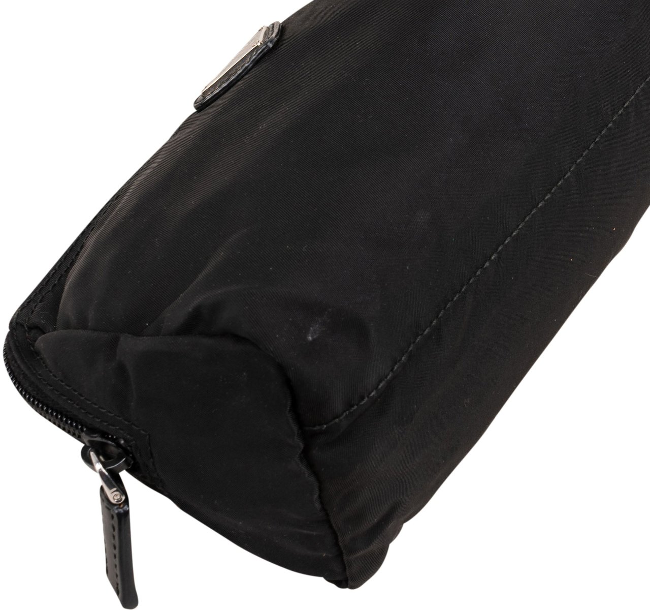 Prada Prada Nylon Triangle Pouch Zwart