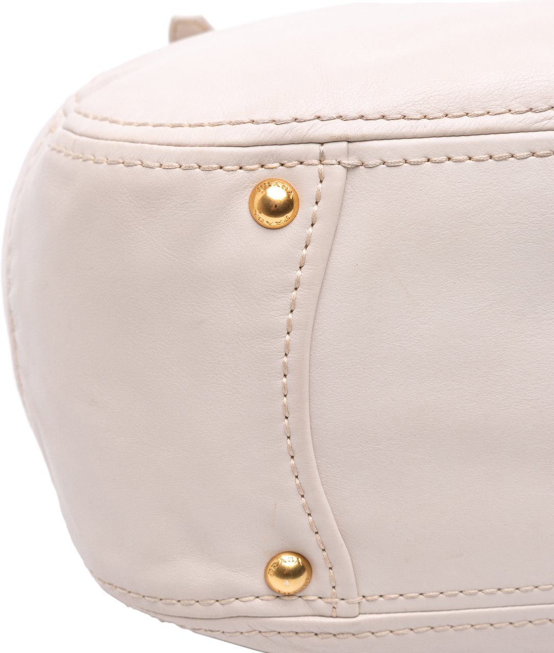 Prada Leather Tote Wit