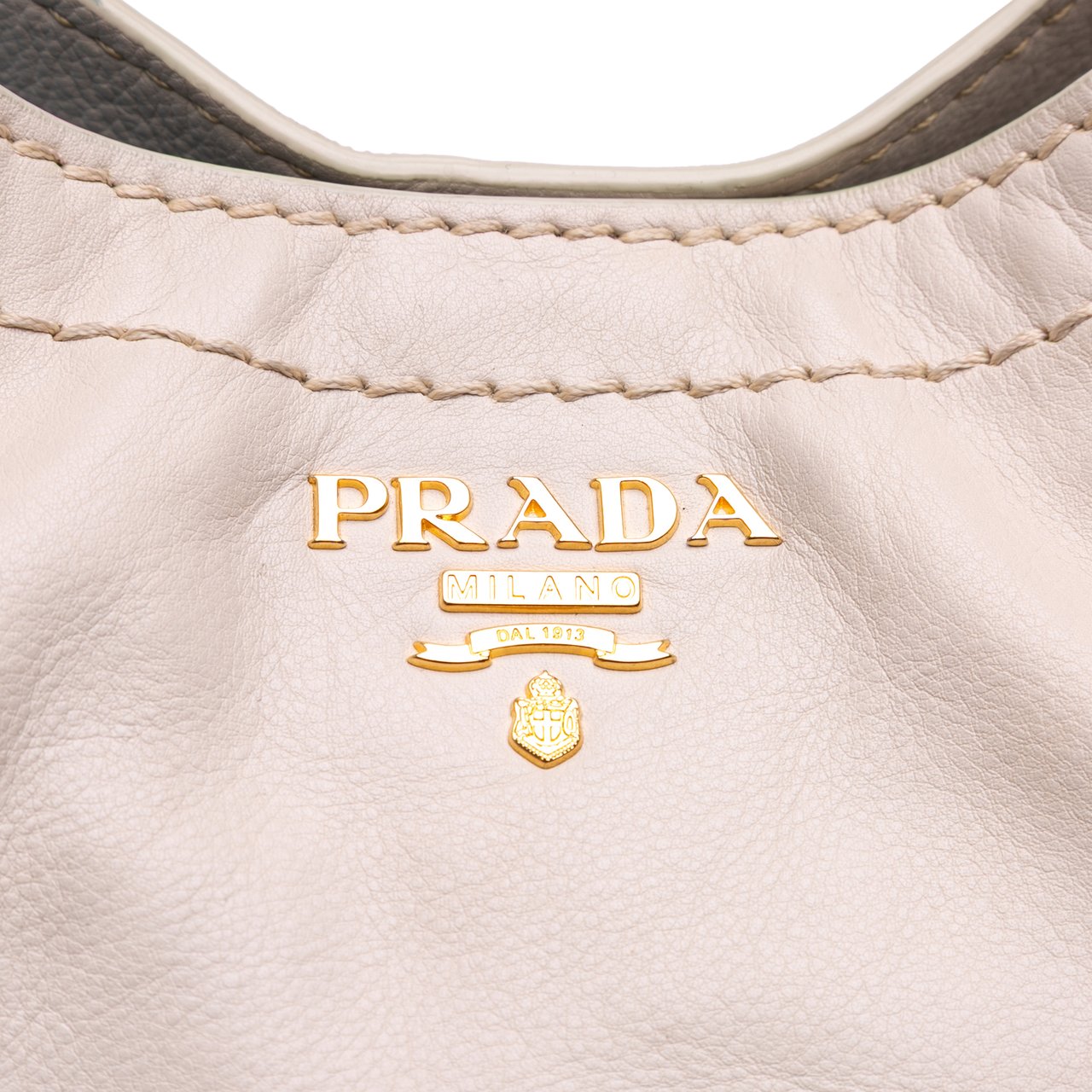 Prada Leather Tote Wit