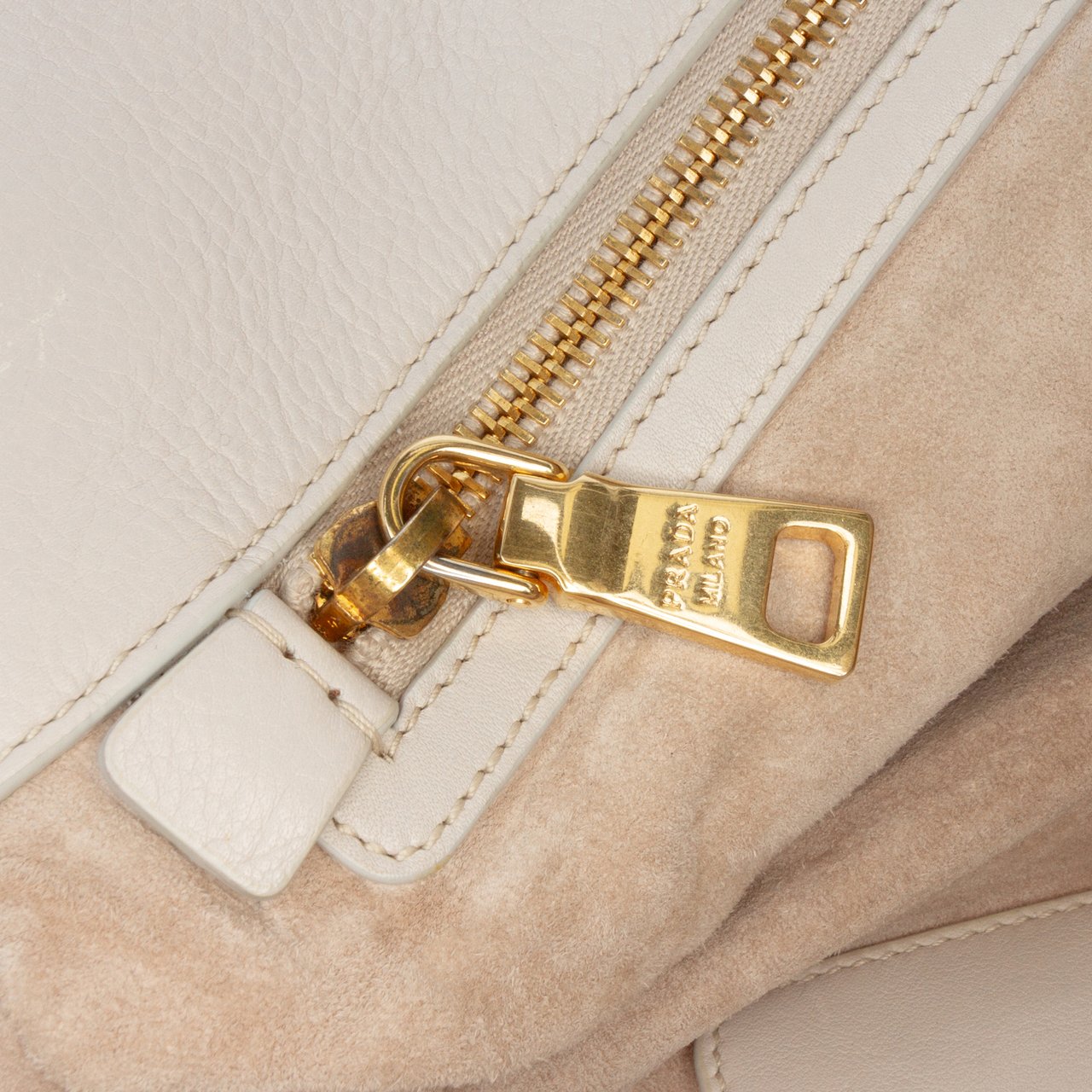 Prada Leather Tote Wit