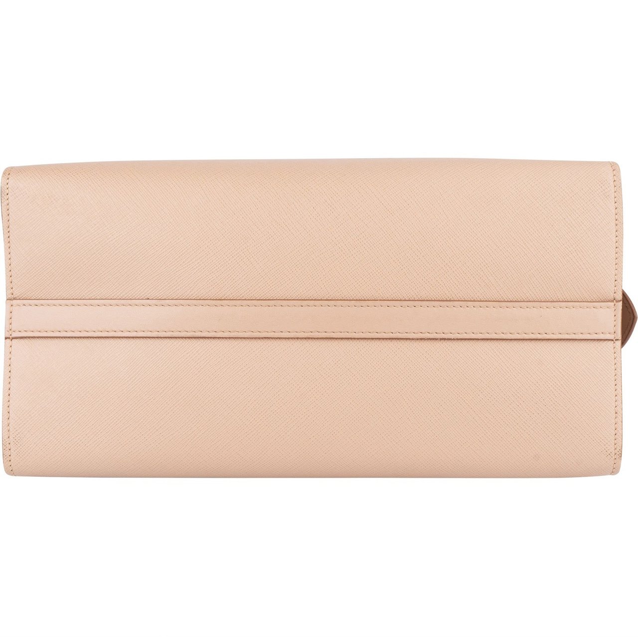 Prada Saffiano Leather Mano Galleria Handbag Beige