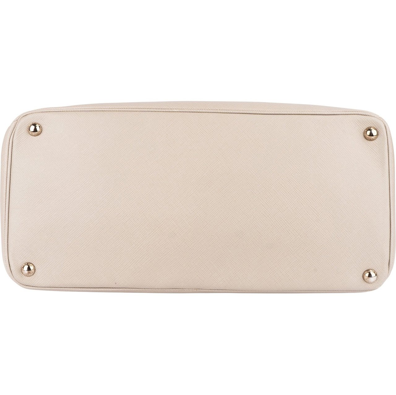 Prada Prada Grey Saffiano Leather Turnlock Double Handbag Divers