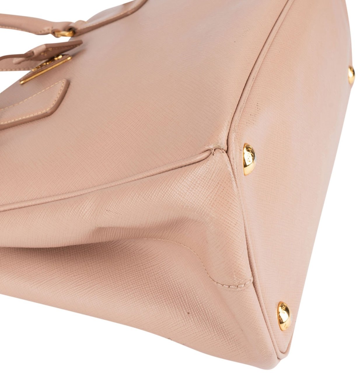 Prada Prada Saffiano Leather Galleria Handbag Rood