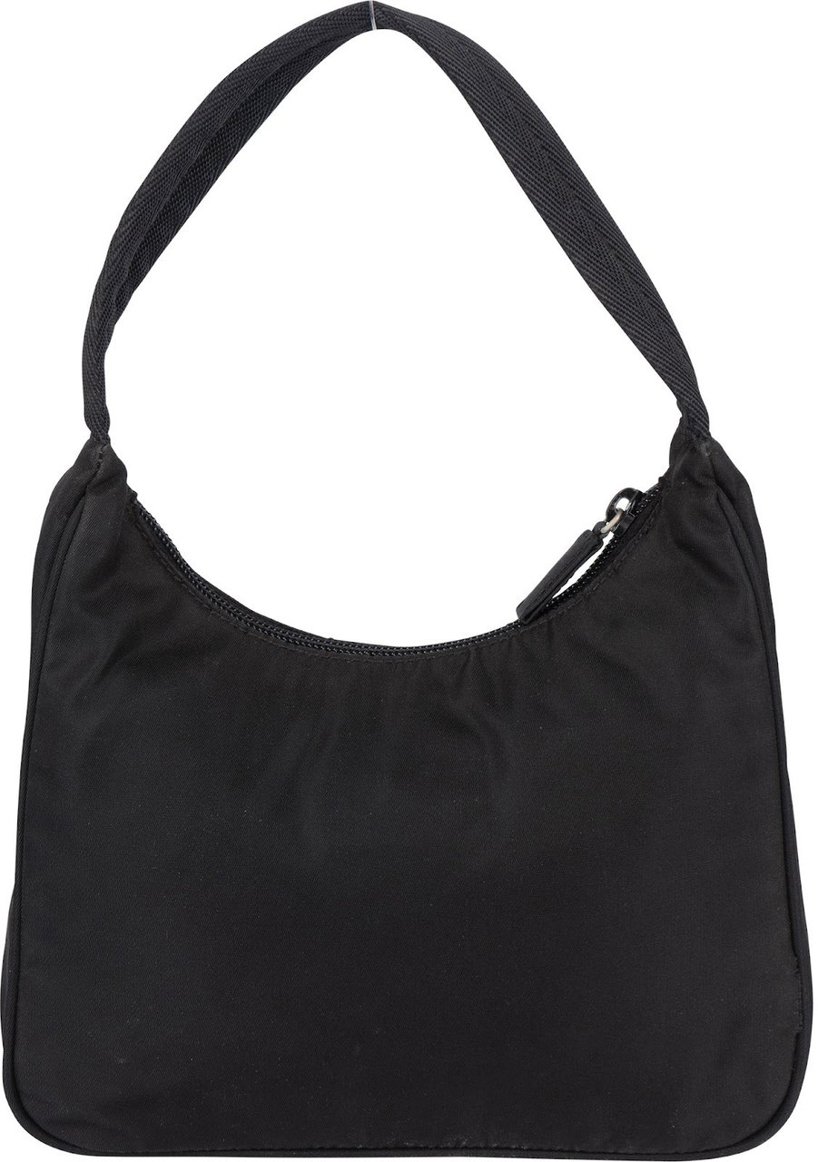 Prada Prada Tessuto Nylon Triangle Vintage Re-Edition Handbag Zwart