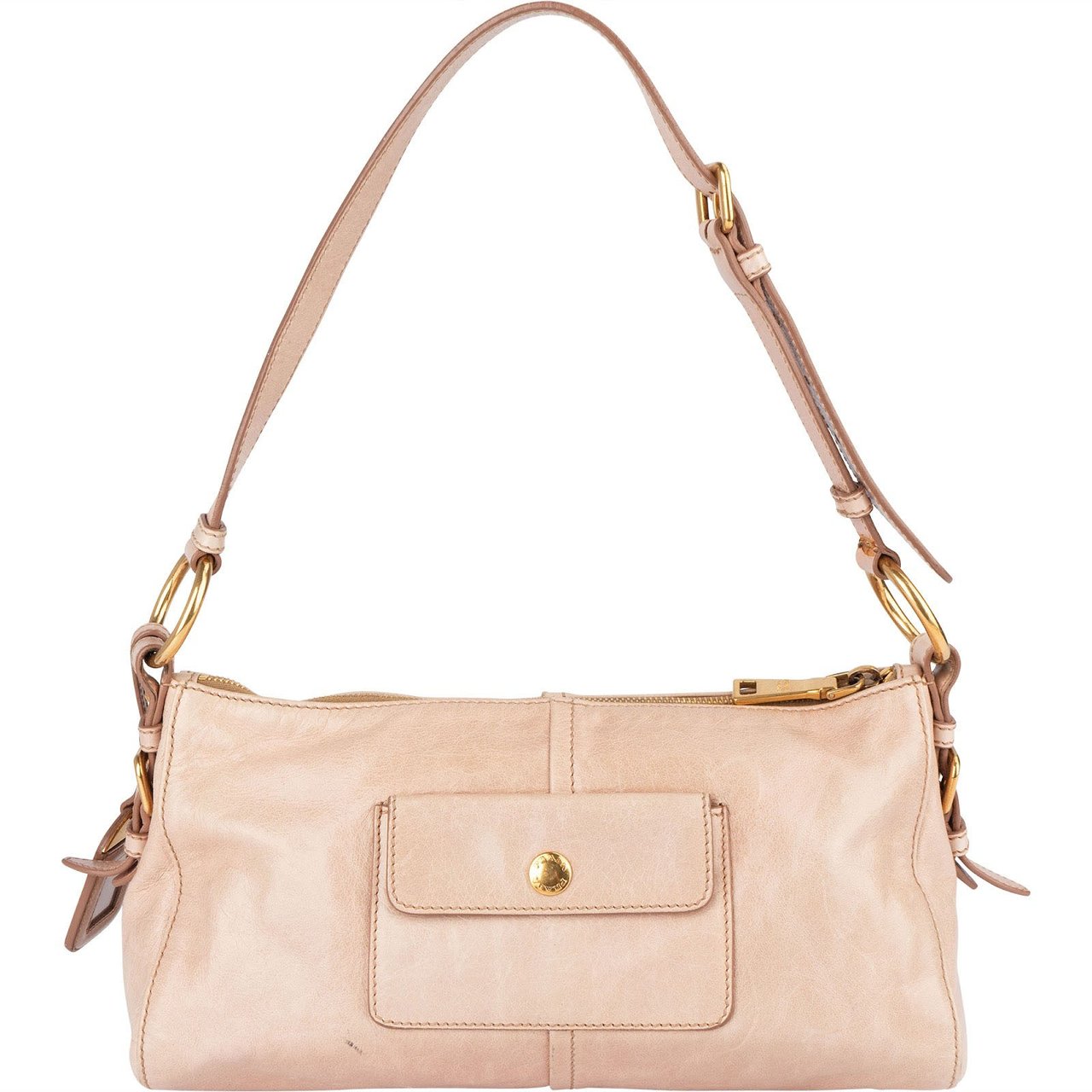 Prada Prada Nappa Antique Hobo Shoulder Bag Rood