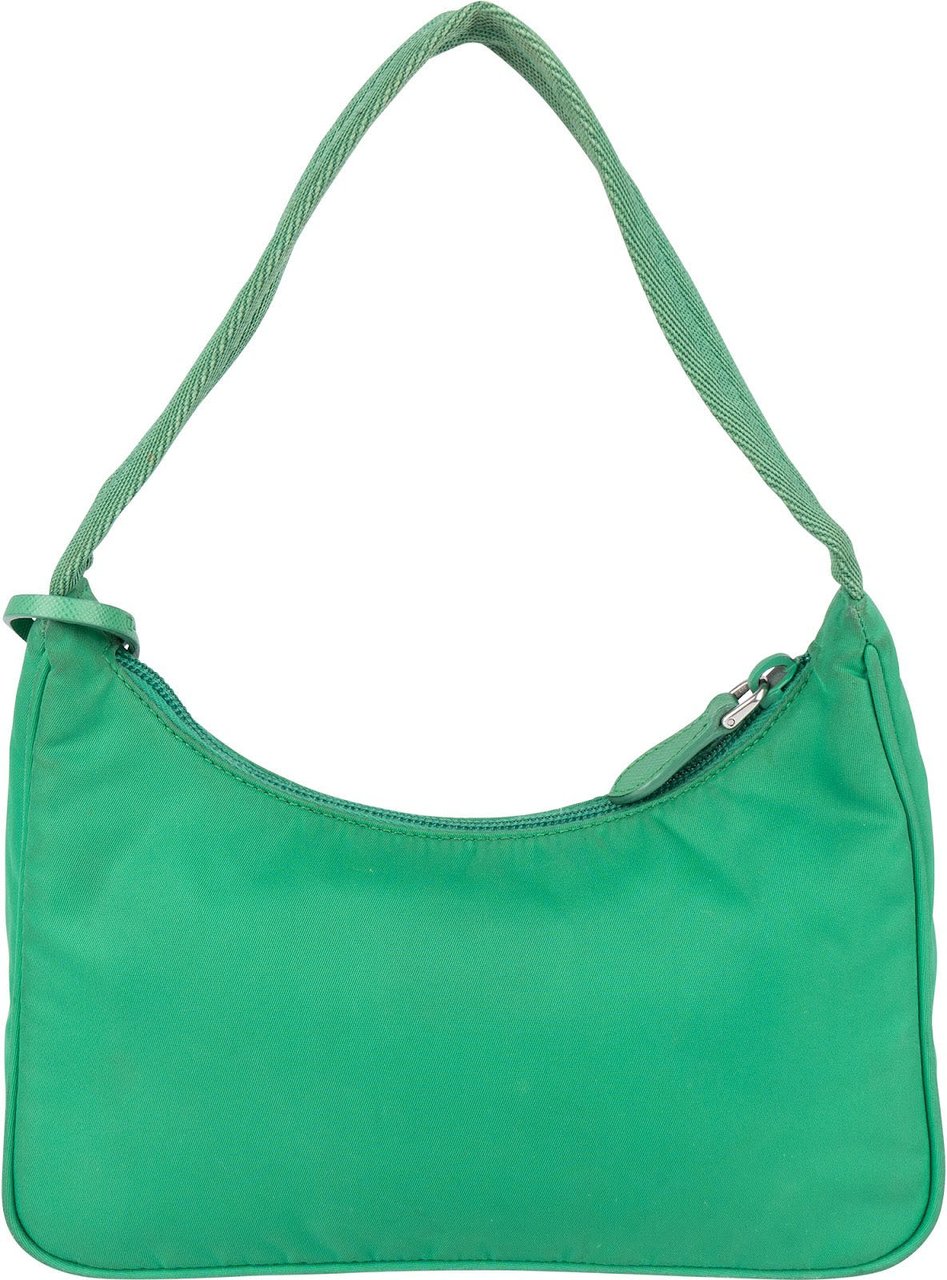 Prada Prada Green Nylon Re-Edition 2000 Handbag Groen
