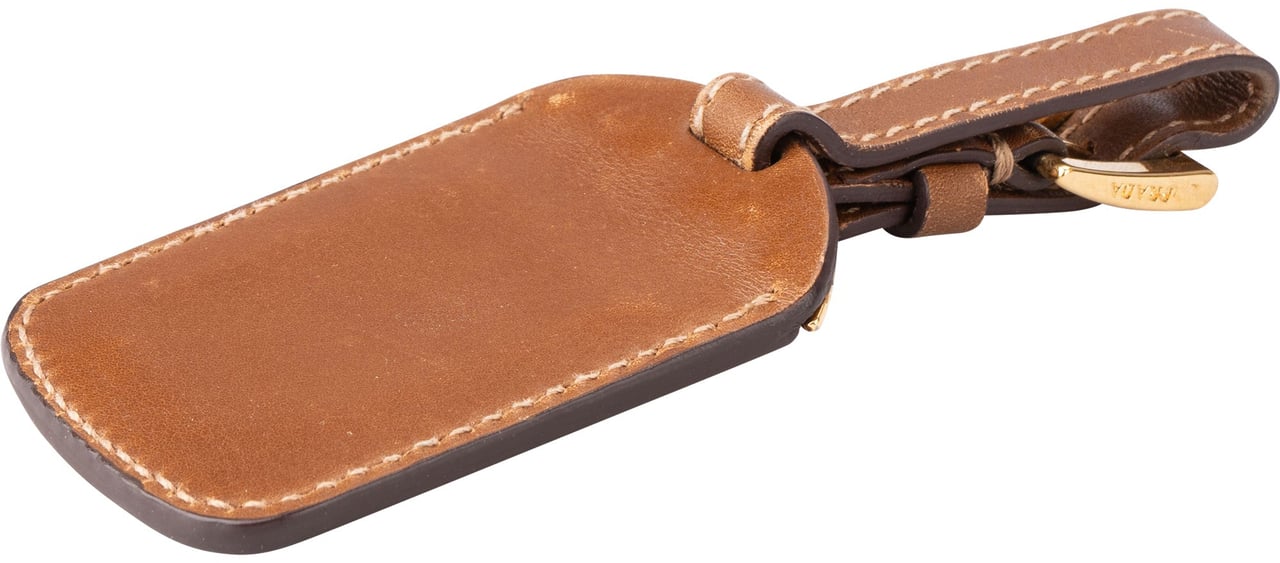 Prada Prada Micro Luggage Tag Pendant Bruin