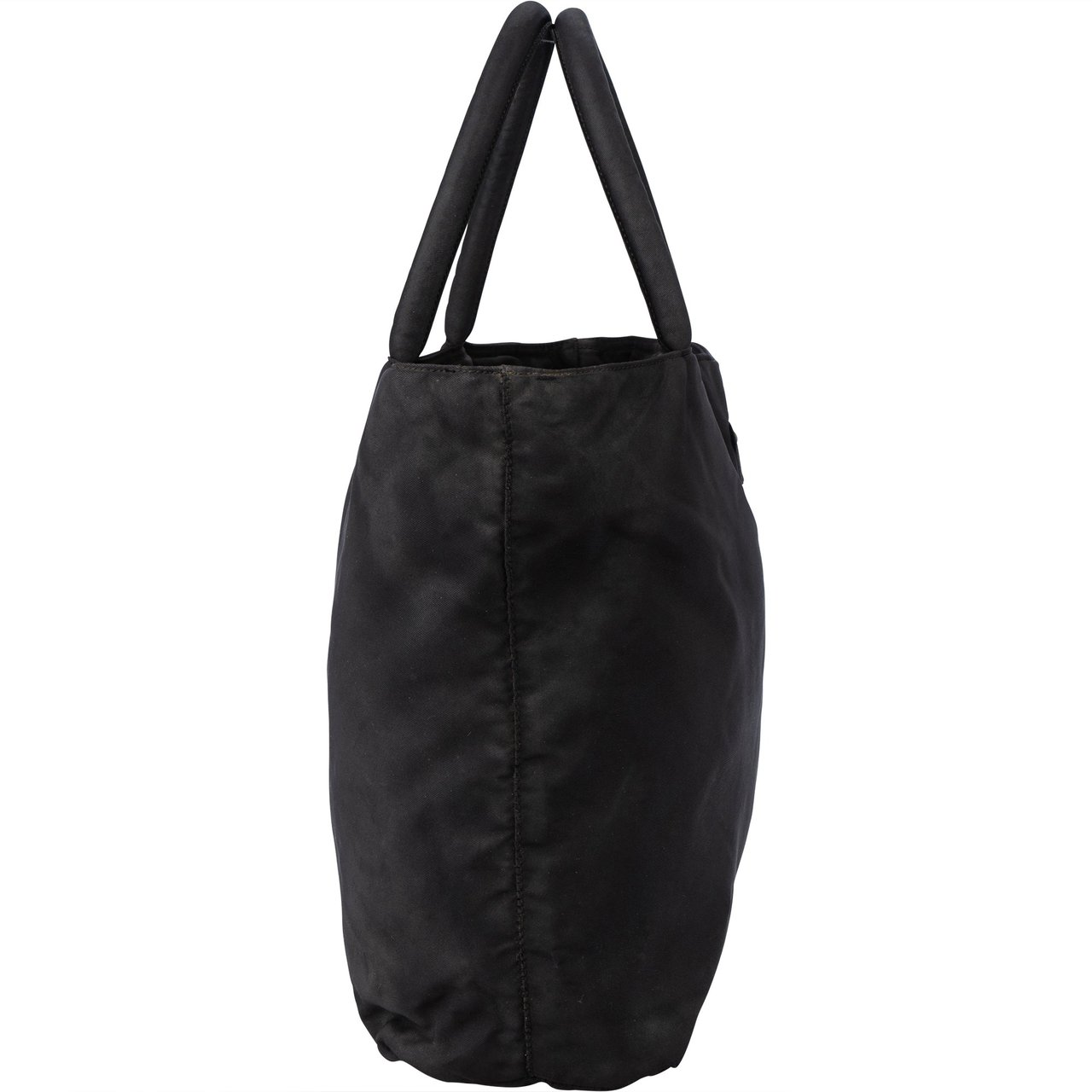 Prada Prada Black Nylon Triangle Handbag Zwart