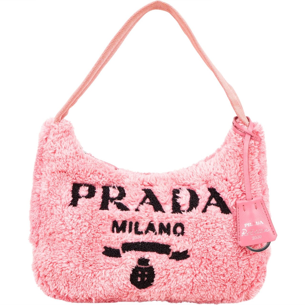 Prada Prada Pink Terry Re-Edition 2000 Handbag Rood