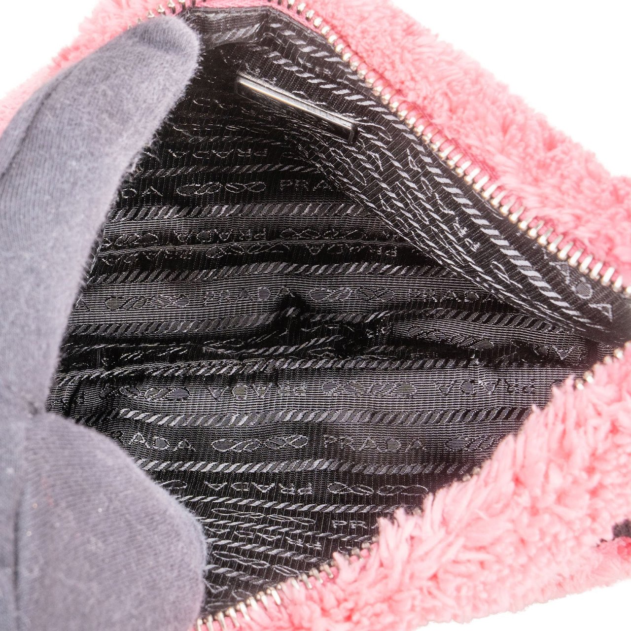 Prada Prada Pink Terry Re-Edition 2000 Handbag Rood