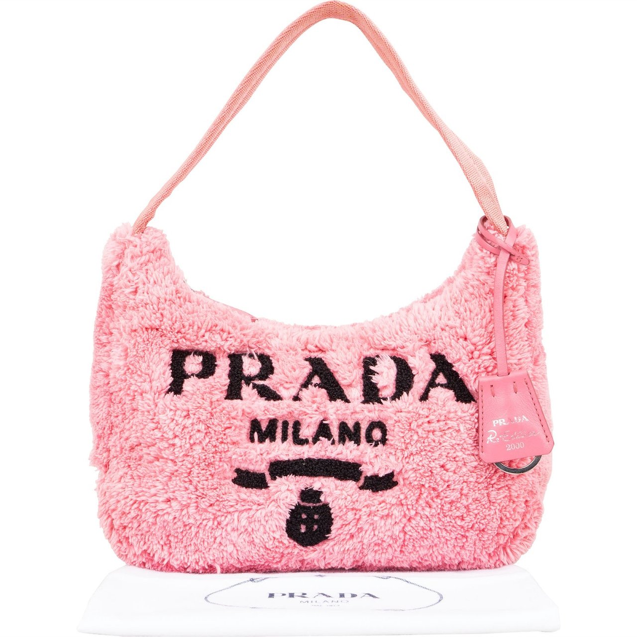 Prada Prada Pink Terry Re-Edition 2000 Handbag Rood