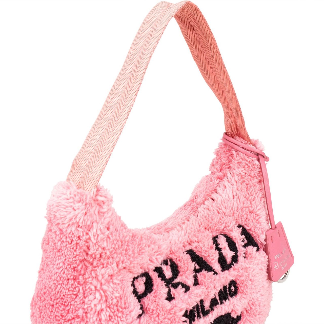 Prada Prada Pink Terry Re-Edition 2000 Handbag Rood