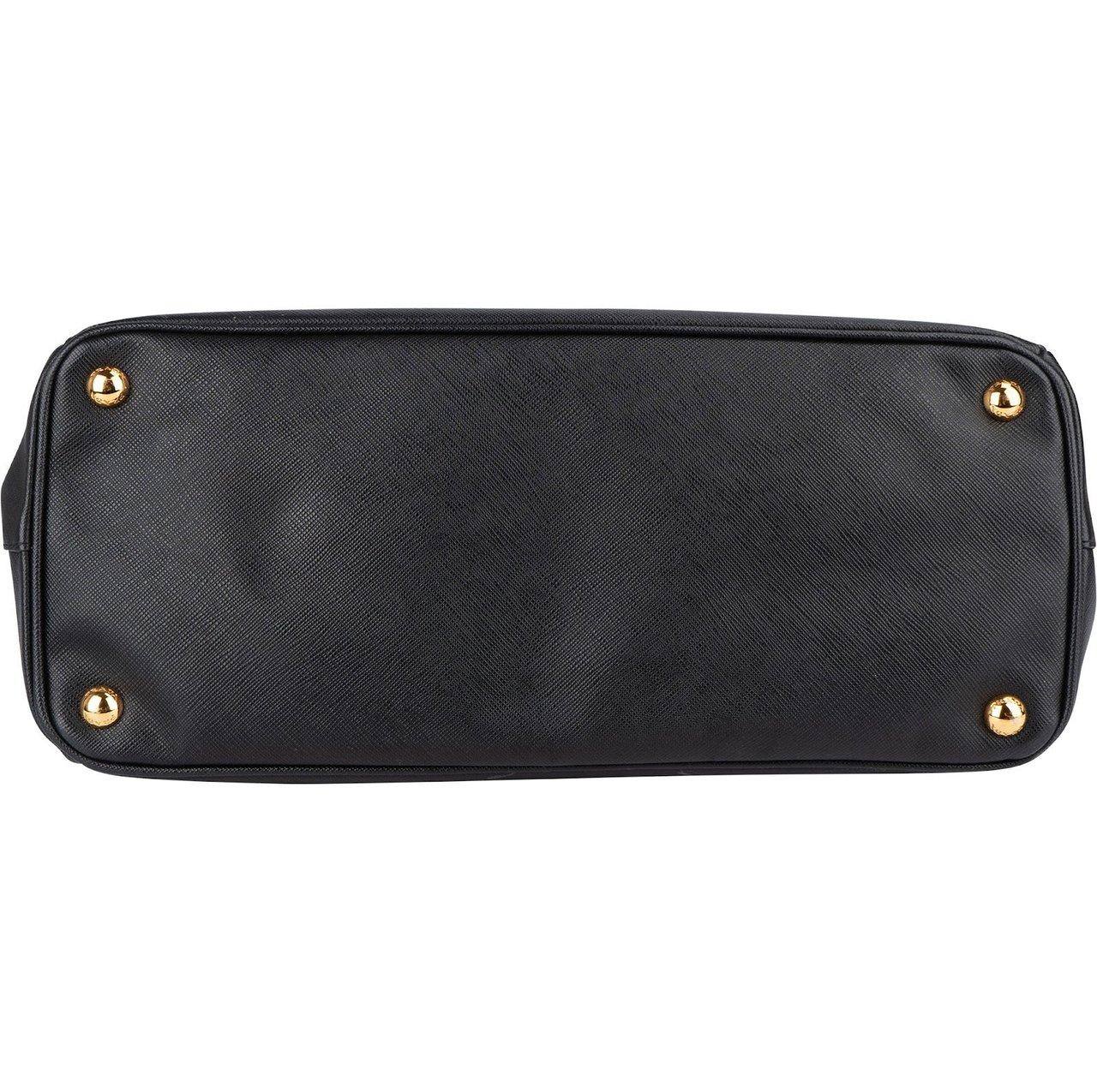 Prada Prada Saffiano Leather Galleria Handbag Zwart