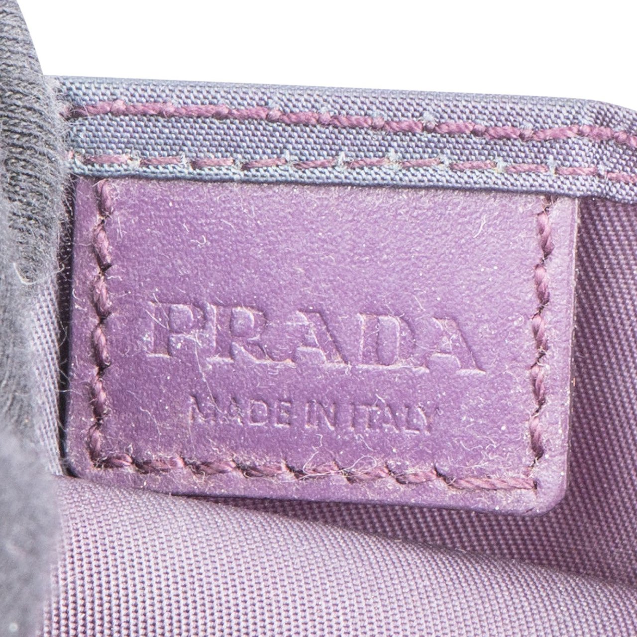 Prada Prada Purple Triangle Tissue Case Taschentücheretui Paars
