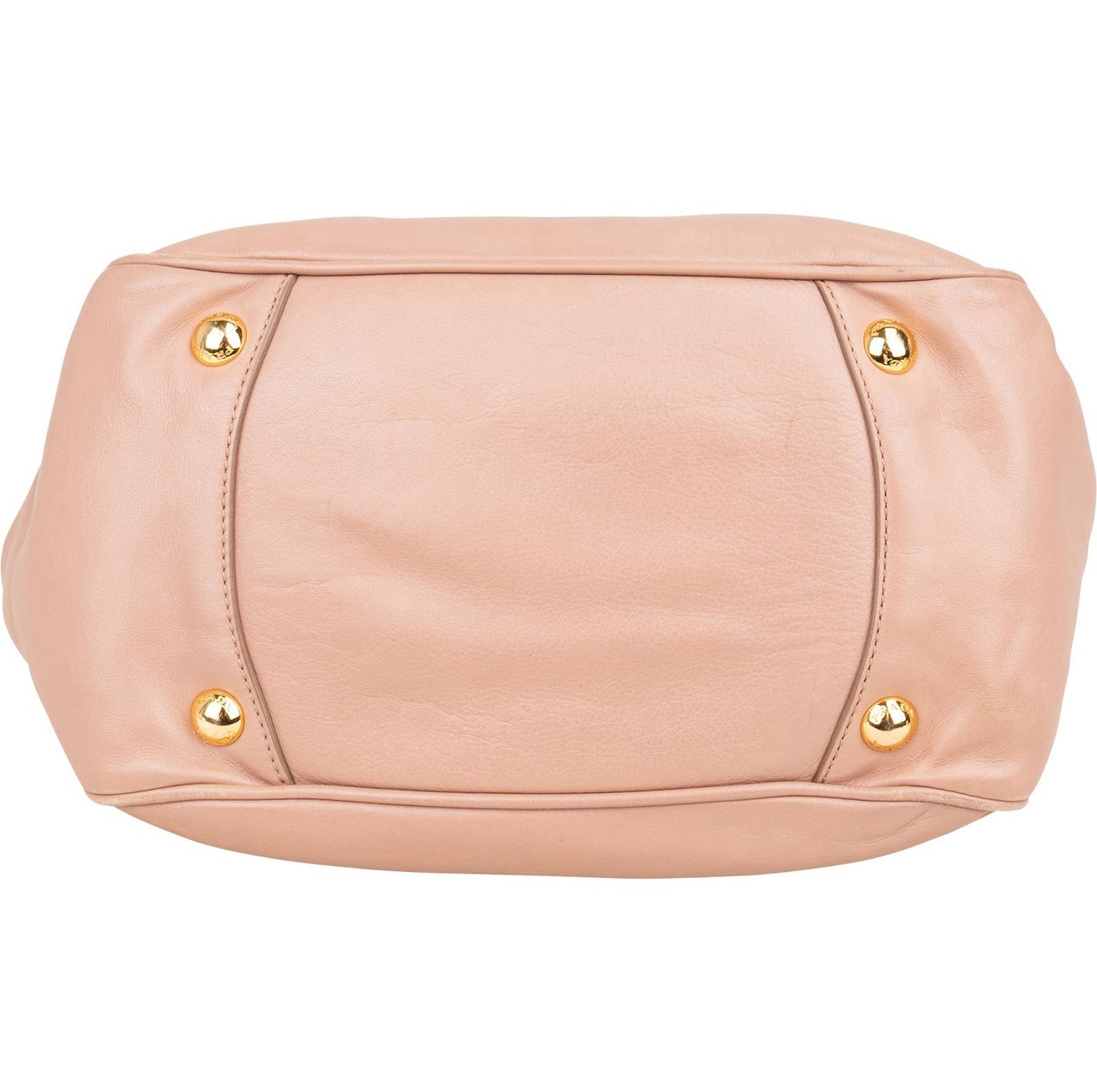 Prada Prada Pink Calf Leather Bonnie Handbag Rood