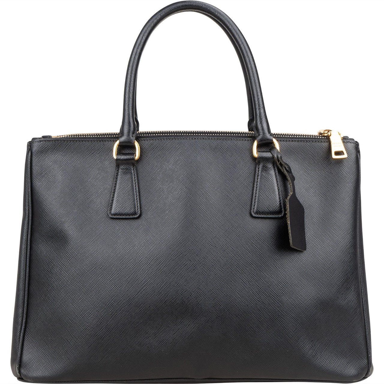 Prada Prada Saffiano Leather Galleria Handbag Zwart