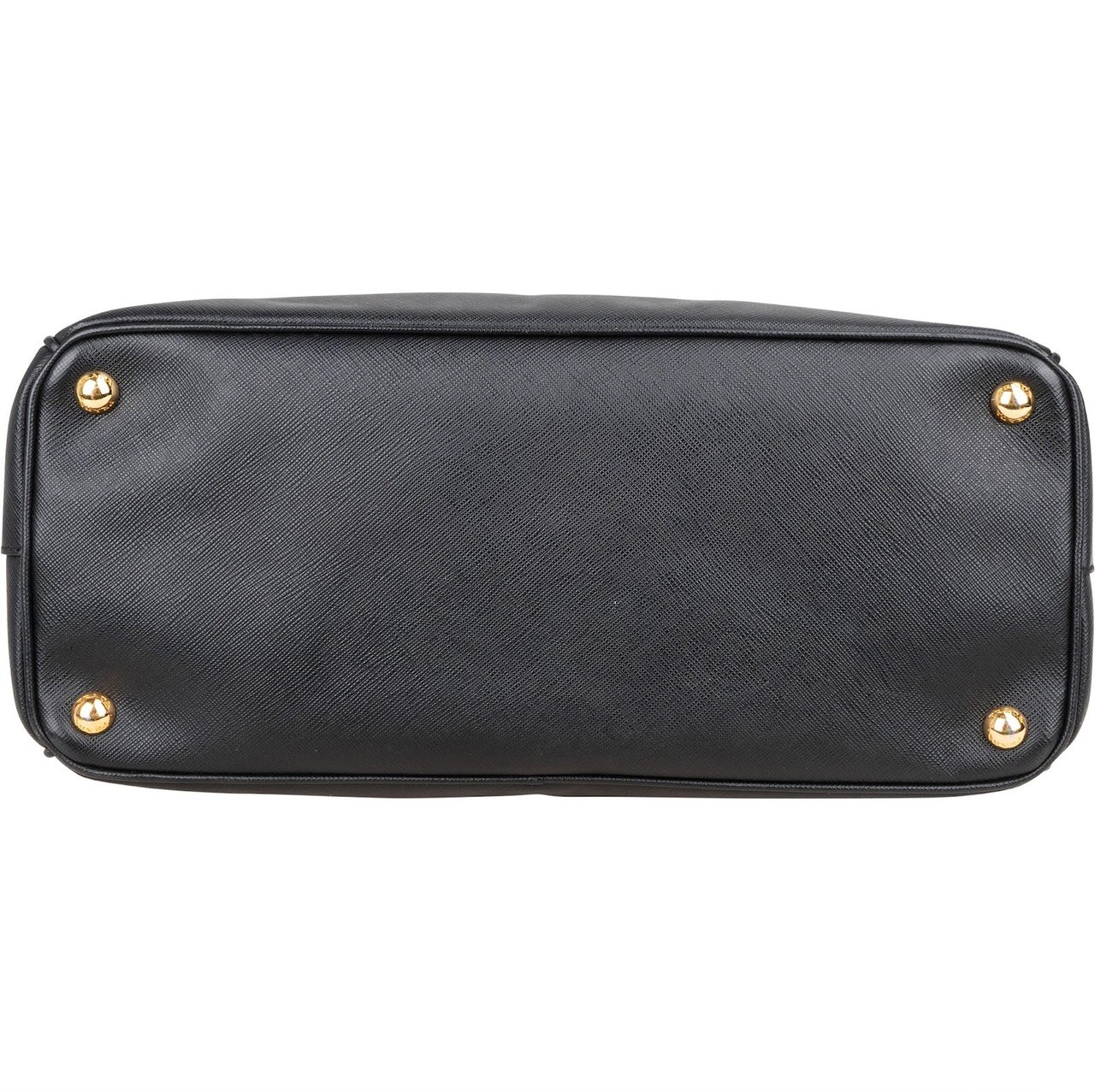 Prada Prada Saffiano Leather Galleria Handbag Zwart