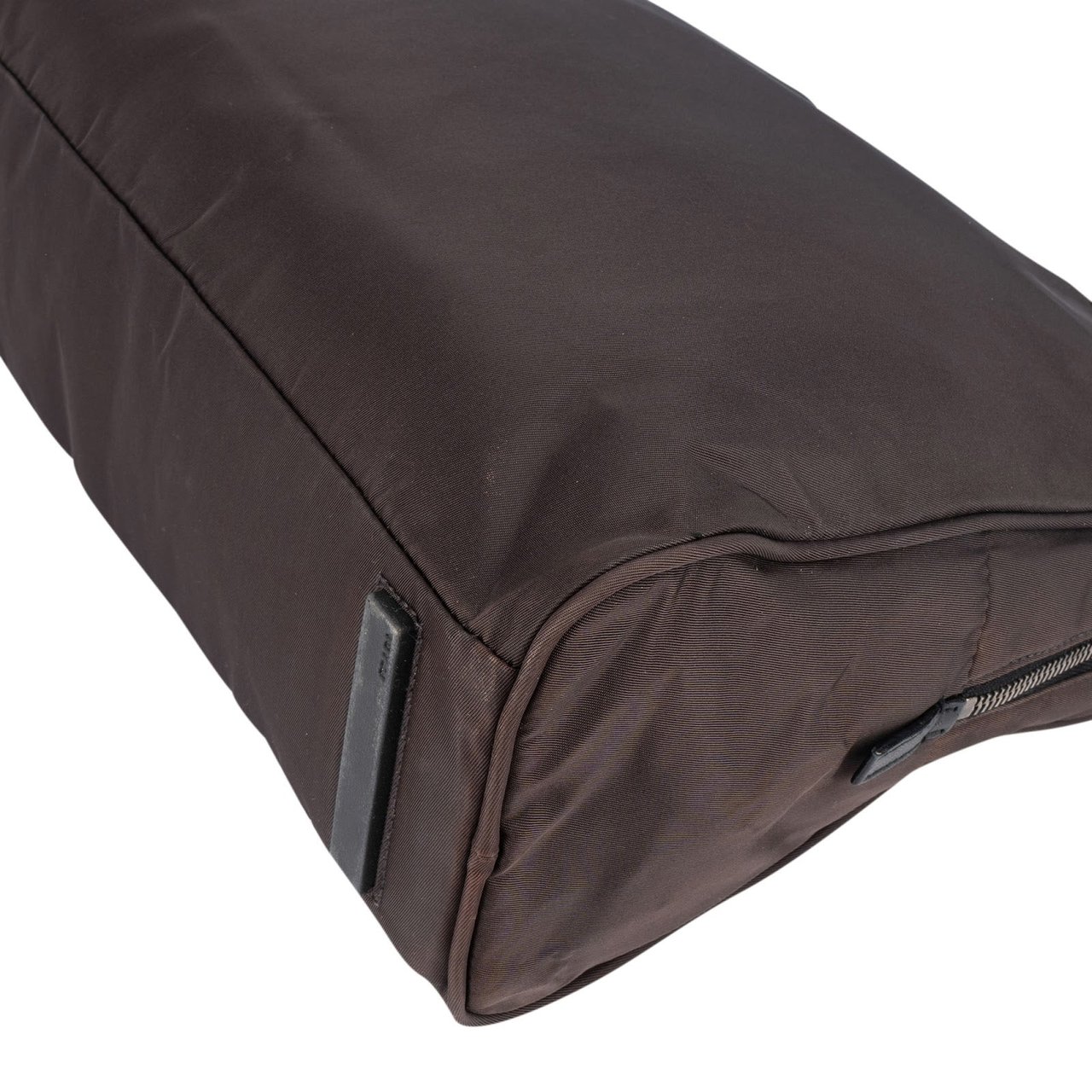 Prada Prada Nylon Triangle Shoulder Bag Bruin