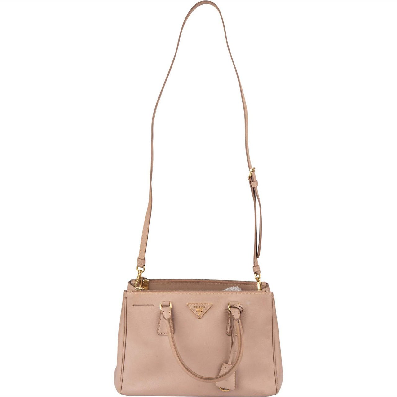 Prada Prada Saffiano Leather Lux Galleria Handbag Roze