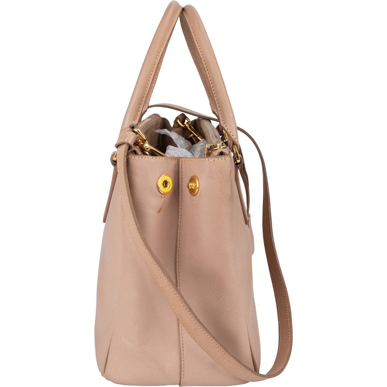 Prada Prada Saffiano Leather Lux Galleria Handbag Roze